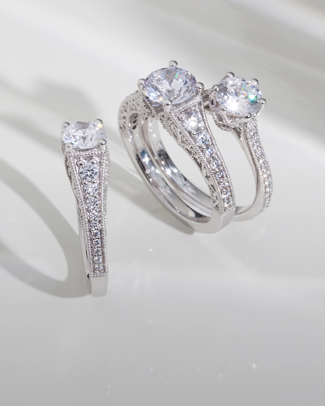 Pierścionki z diamentem